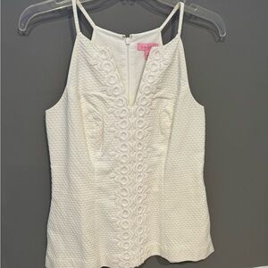 Lilly Pulitzer white blouse size 2